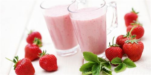 Jahodové smoothies